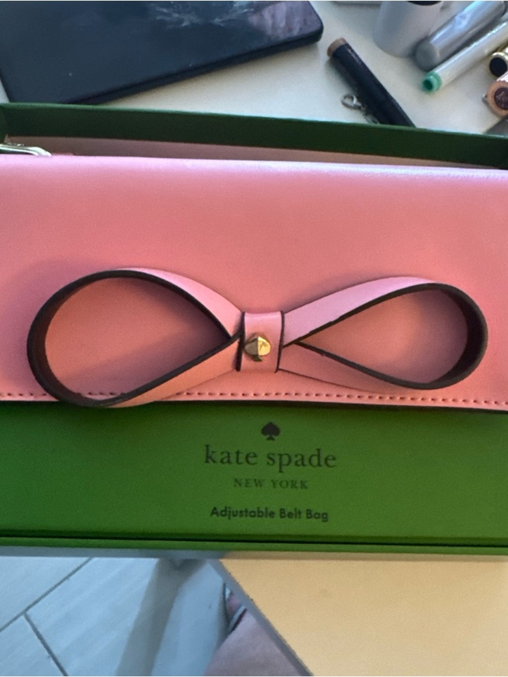 NEW kate spade Pink Bow Crossbody Bag  box